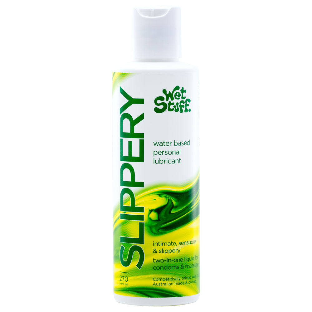 Wet Stuff Slippery Stuff Disc Top Personal Lubricant 270g Water Based Lube