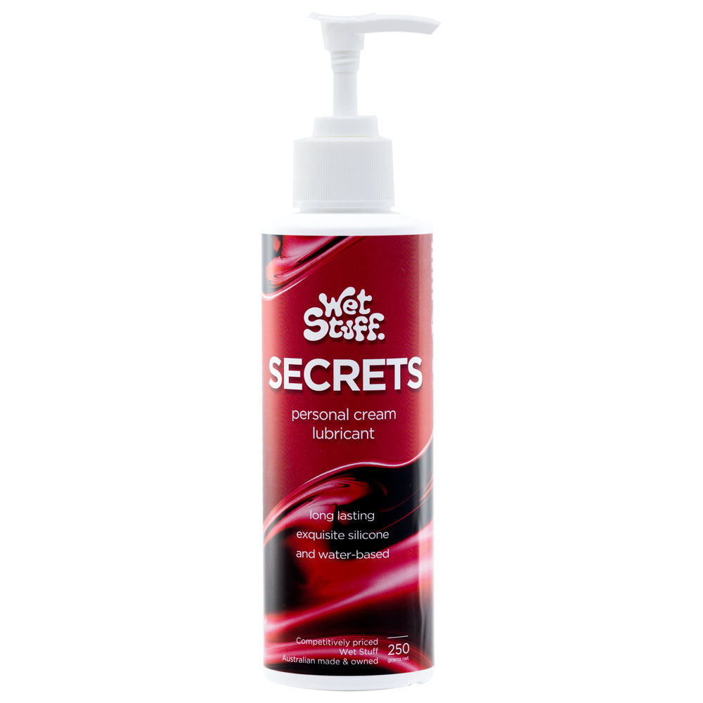 Wet Stuff Secrets – Silicone-Based Lotion Lubricant for Condom Use > Lube > Silicone