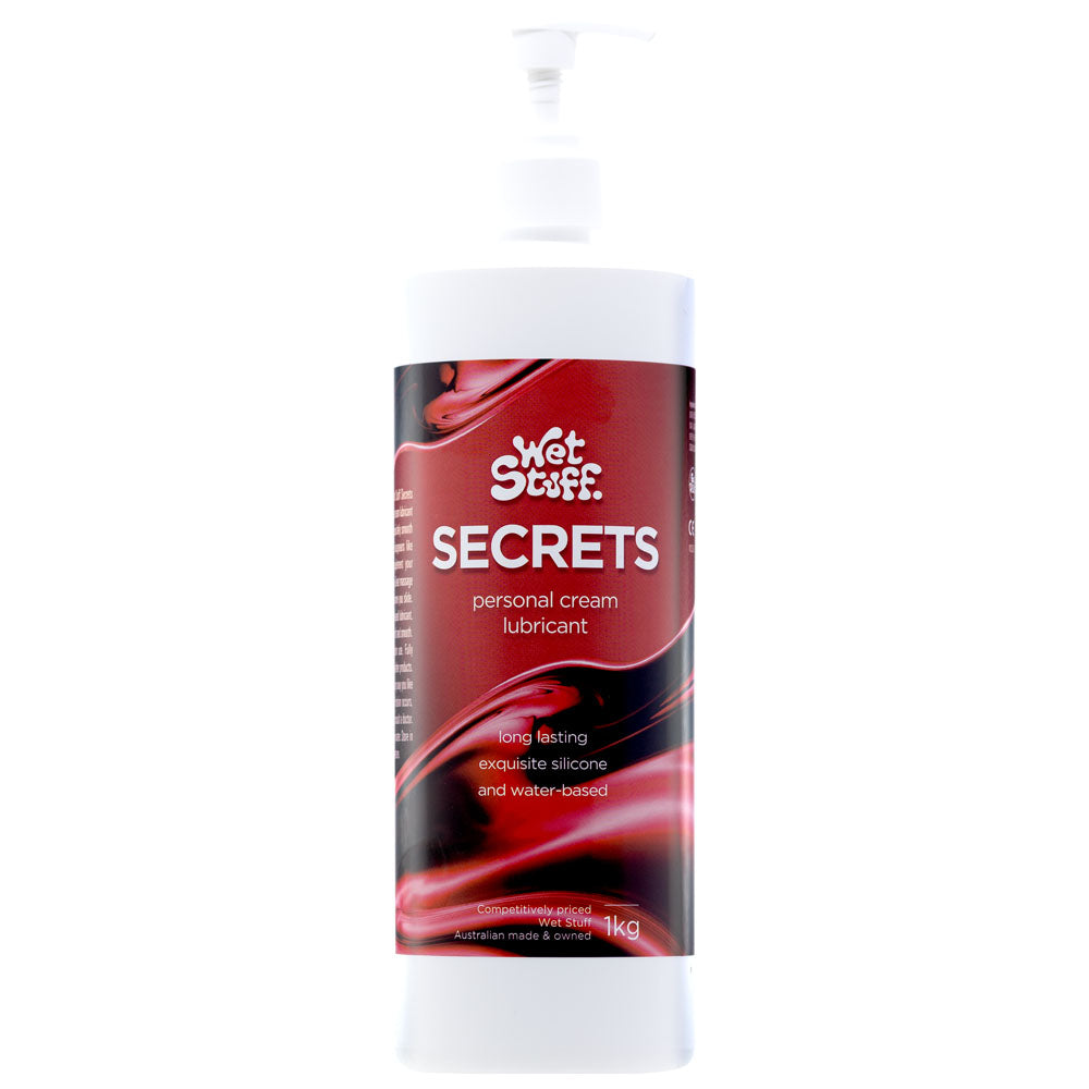 Wet Stuff Secrets Silicone-Based Silicone Lotion Lubricant 1kg > Lube > Hybrid