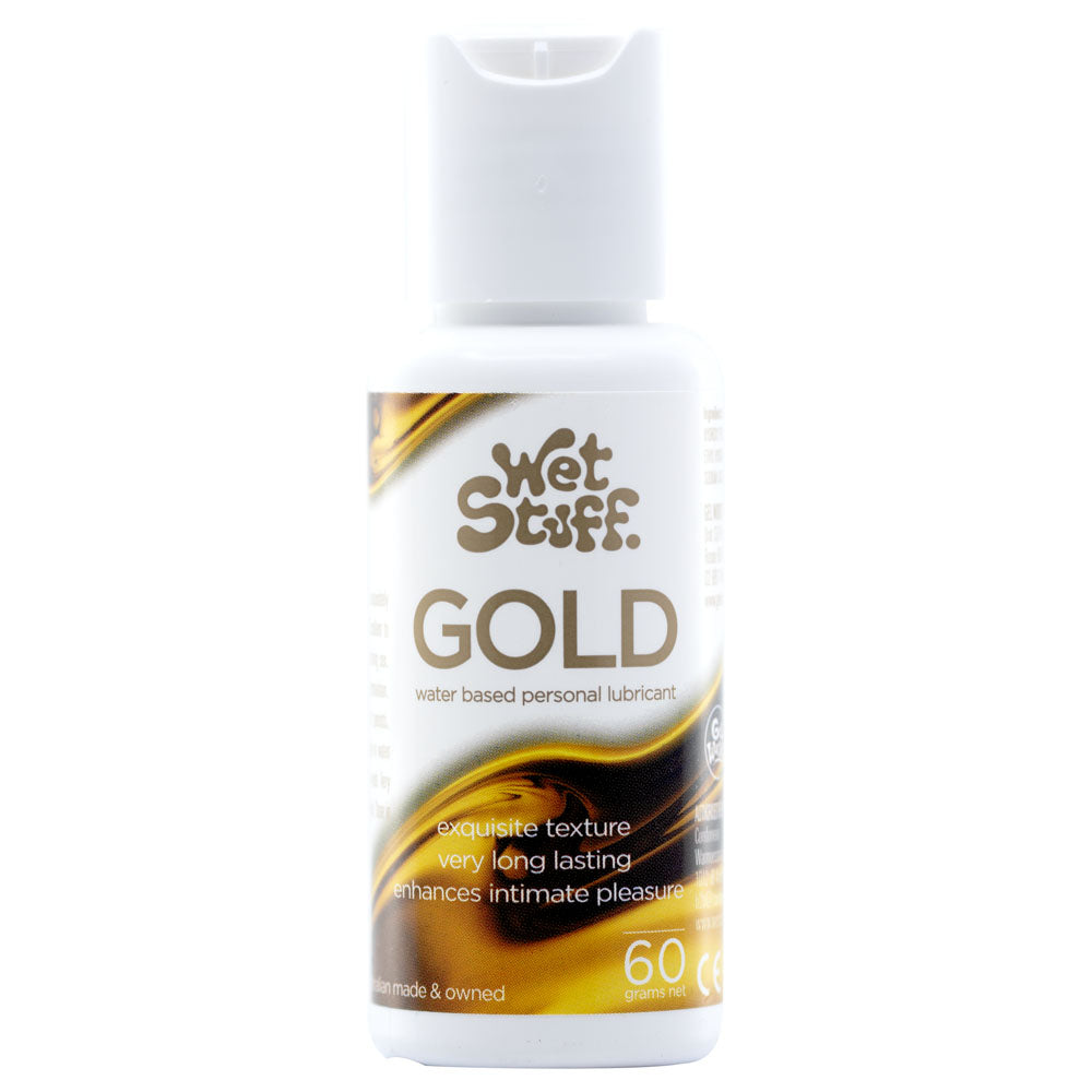 Wet Stuff Gold – Long-Lasting Clear Water-Based Lubricant 60g > Lube > Water Based
