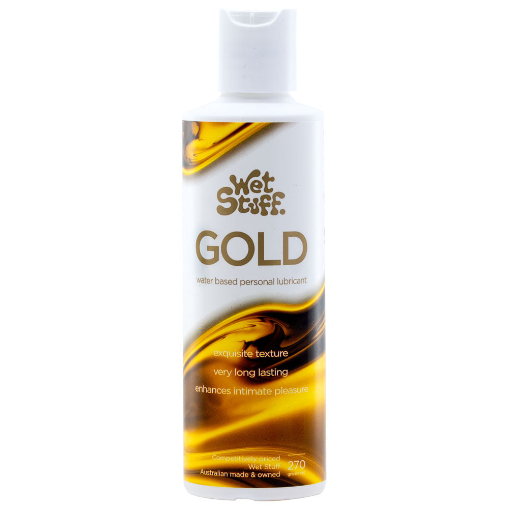 Wet Stuff Gold Disc Top Water-Based Lubricant 270g Water Based Lube