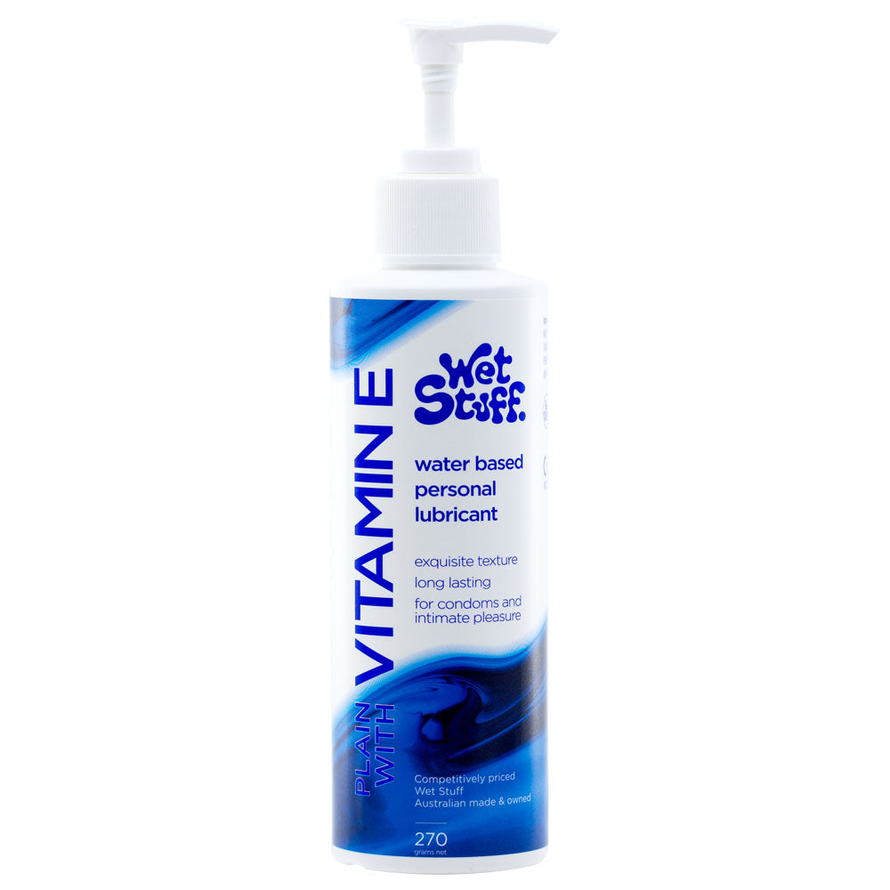 Wet Stuff Plain Enriched With Vitamin E – Water-Based Lubricant > Lube > Water Based