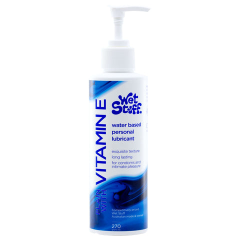 Wet Stuff Plain Enriched With Vitamin E – Water-Based Lubricant 270g > Lube > Water Based