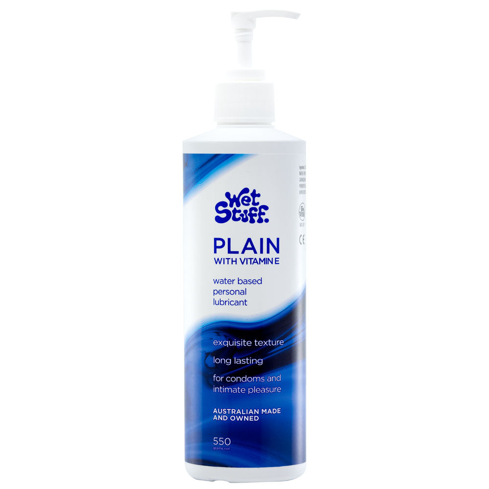 Wet Stuff Plain Enriched With Vitamin E – Water-Based Lubricant > Lube > Water Based
