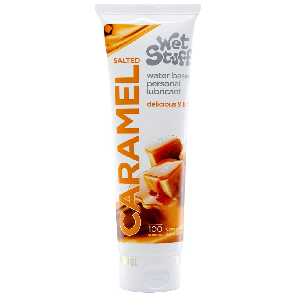 Wet Stuff Salted Caramel Flavored Lubricant 100g > Lube > Flavoured