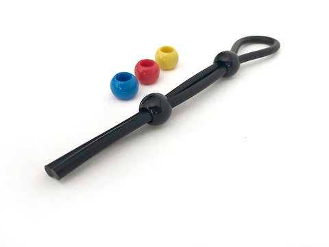 Boneyard Cock Leash Double – Adjustable Silicone Cock Ring > Cock Ring > Adjustable