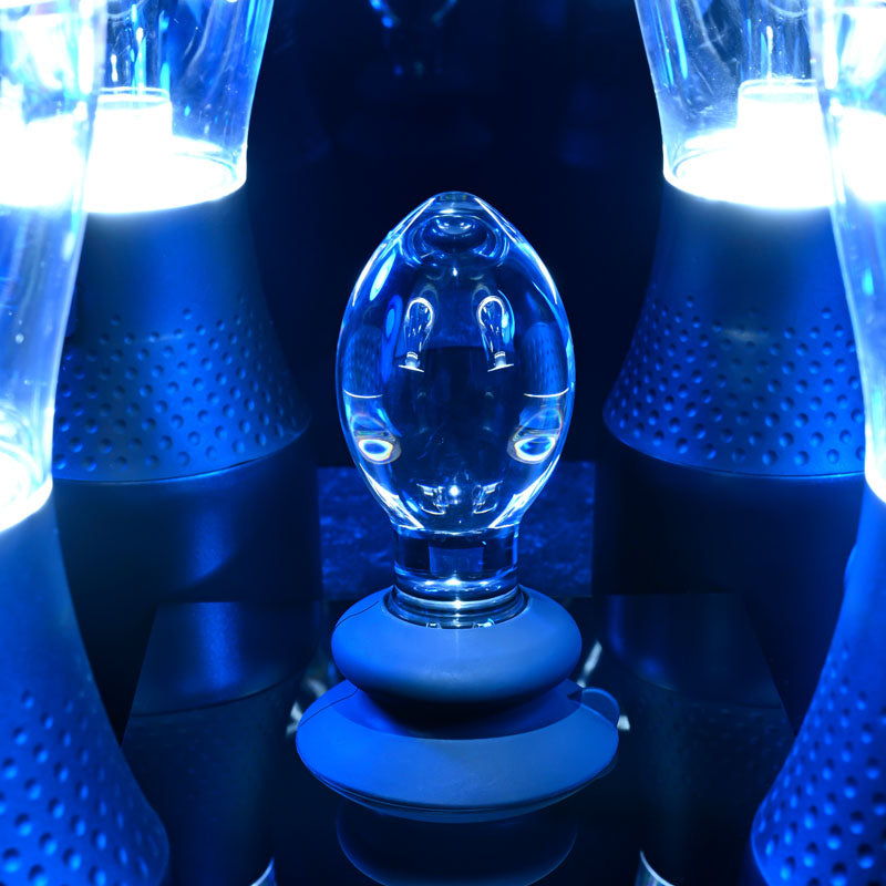 Gender X Crystal Ball - Glass Butt Plug with Suction Base 10.1cm > Glass > Toys