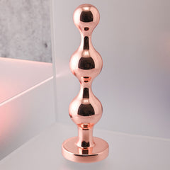 Gender X GOLD DIGGER Large - Large Butt Plug with Black Gem Base GENDER EXPRESSION