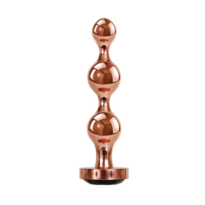 Gender X GOLD DIGGER Large - Large Butt Plug with Black Gem Base GENDER EXPRESSION