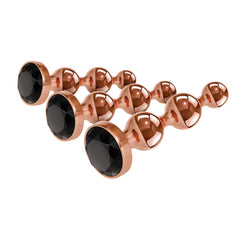 Gender X GOLD DIGGER SET - Metallic Butt Plugs - Set of 3 Sizes GENDER EXPRESSION