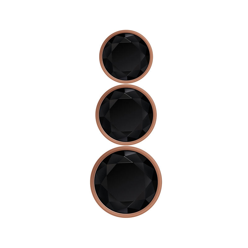 Gender X GOLD DIGGER SET - Metallic Butt Plugs - Set of 3 Sizes GENDER EXPRESSION