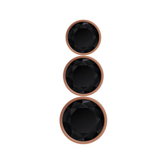 Gender X GOLD DIGGER SET - Metallic Butt Plugs - Set of 3 Sizes GENDER EXPRESSION