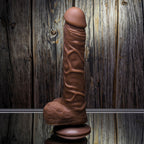 Gender X 10'' FLEXSKIN Poseable True Feel Dark Dildo > Dildos > Large Dildos