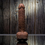 Gender X 10'' FLEXSKIN Poseable True Feel Dark Dildo > Dildos > Large Dildos