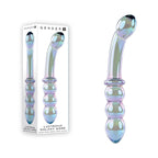 Gender X Lustrous Galaxy Wand – 18.5 cm Double-Ended Glass Massager > Glass > Dildos