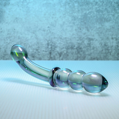Gender X Lustrous Galaxy Wand 18.5 cm Violet Glass Massager > Sex Toys > Glass