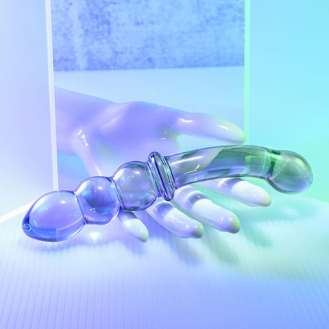 Gender X Lustrous Galaxy Wand 18.5 cm Violet Glass Massager > Sex Toys > Glass