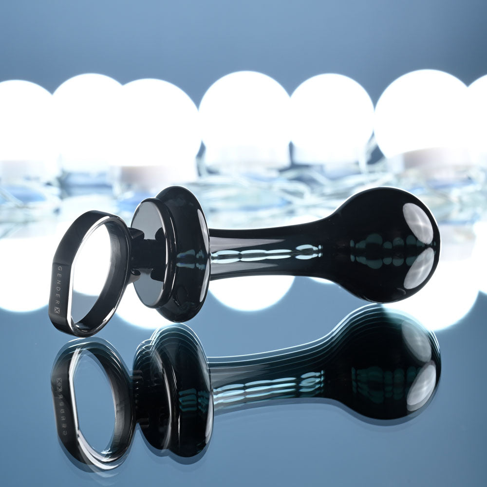 Gender X Blow Pop (Black) – Glass Butt Plug > Glass > Toys