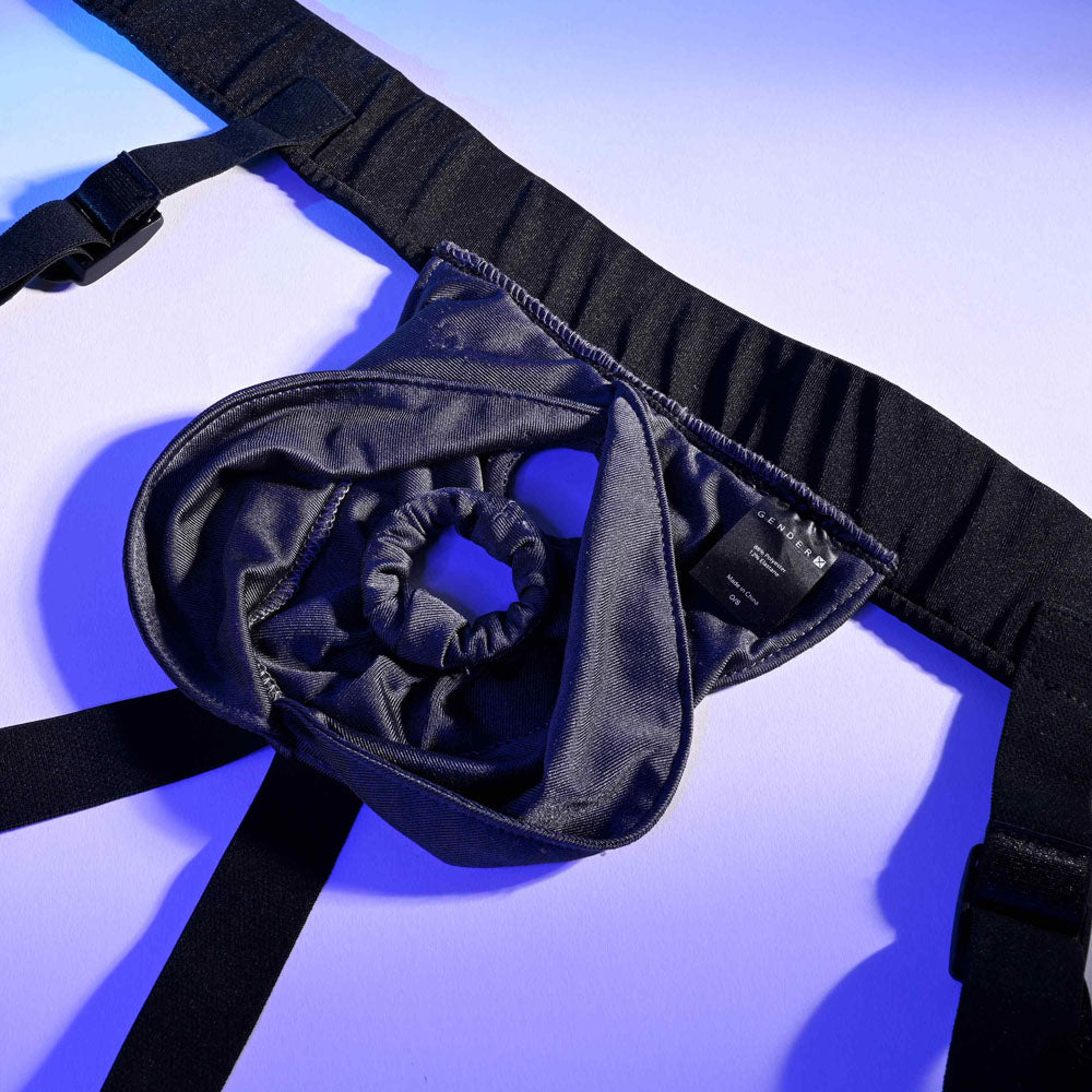 Gender X DOUBLE RIDER Adjustable Harness 71-122 cm > Dildos > Strap On Harnesses
