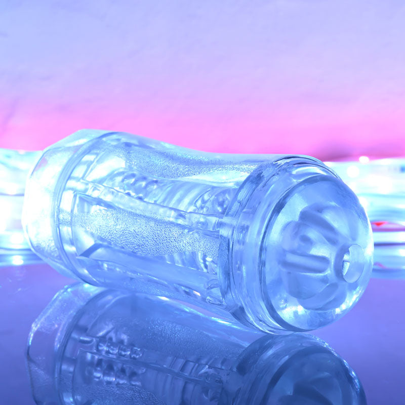 Gender X Double Fantasy – Dual-Ended Transparent Stroker > Sex Toys For Men > Masturbators Cup