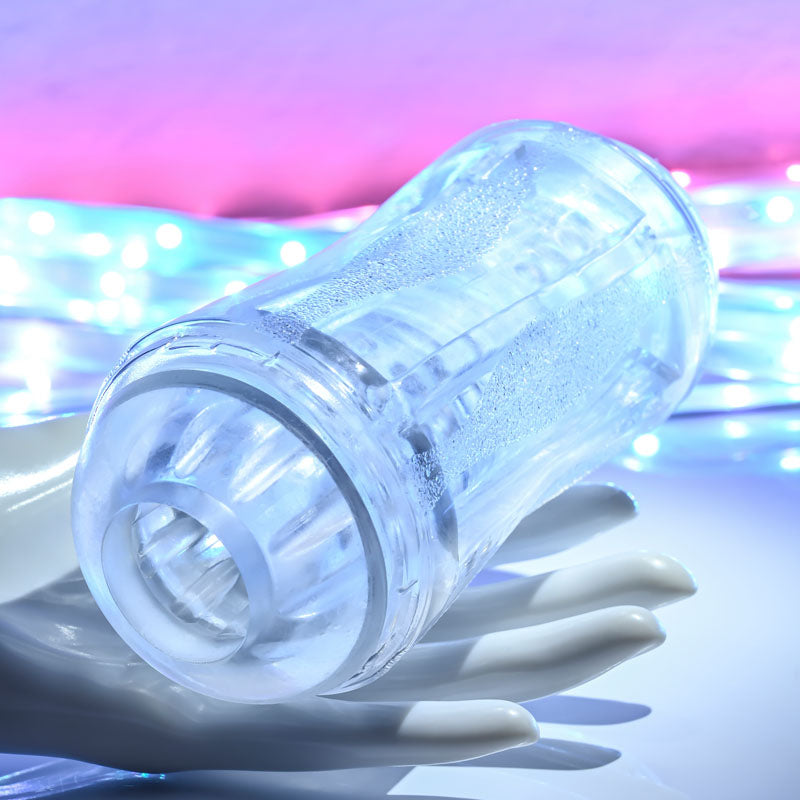 Gender X Double Fantasy – Dual-Ended Transparent Stroker > Sex Toys For Men > Masturbators Cup