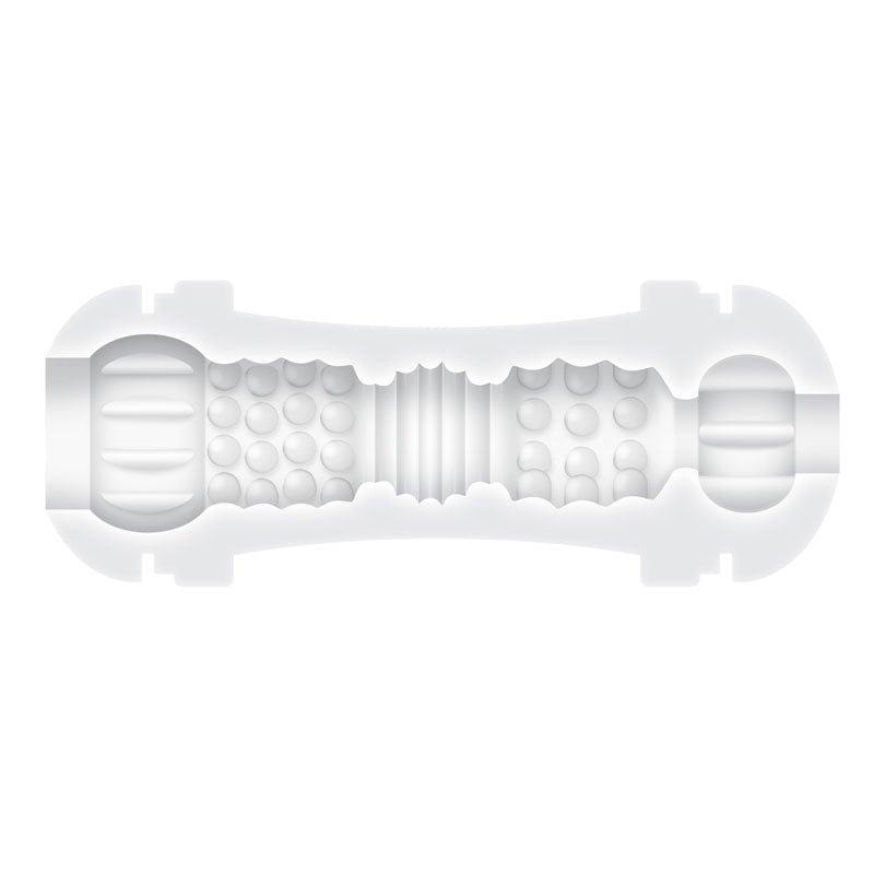 Gender X Double Fantasy – Dual-Ended Transparent Stroker > Sex Toys For Men > Masturbators Cup