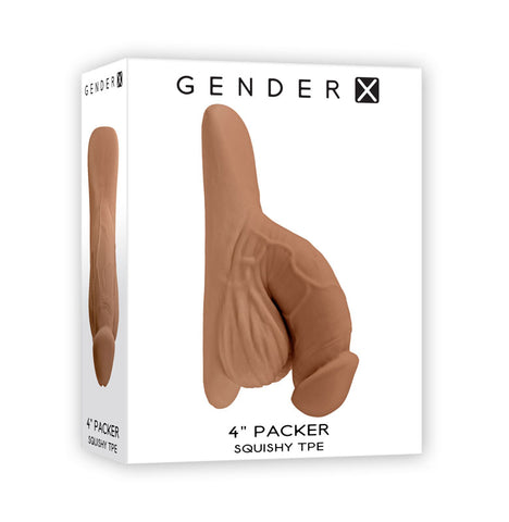 Gender X 4'' PACKER - Medium - Tan Packer Tan Packers