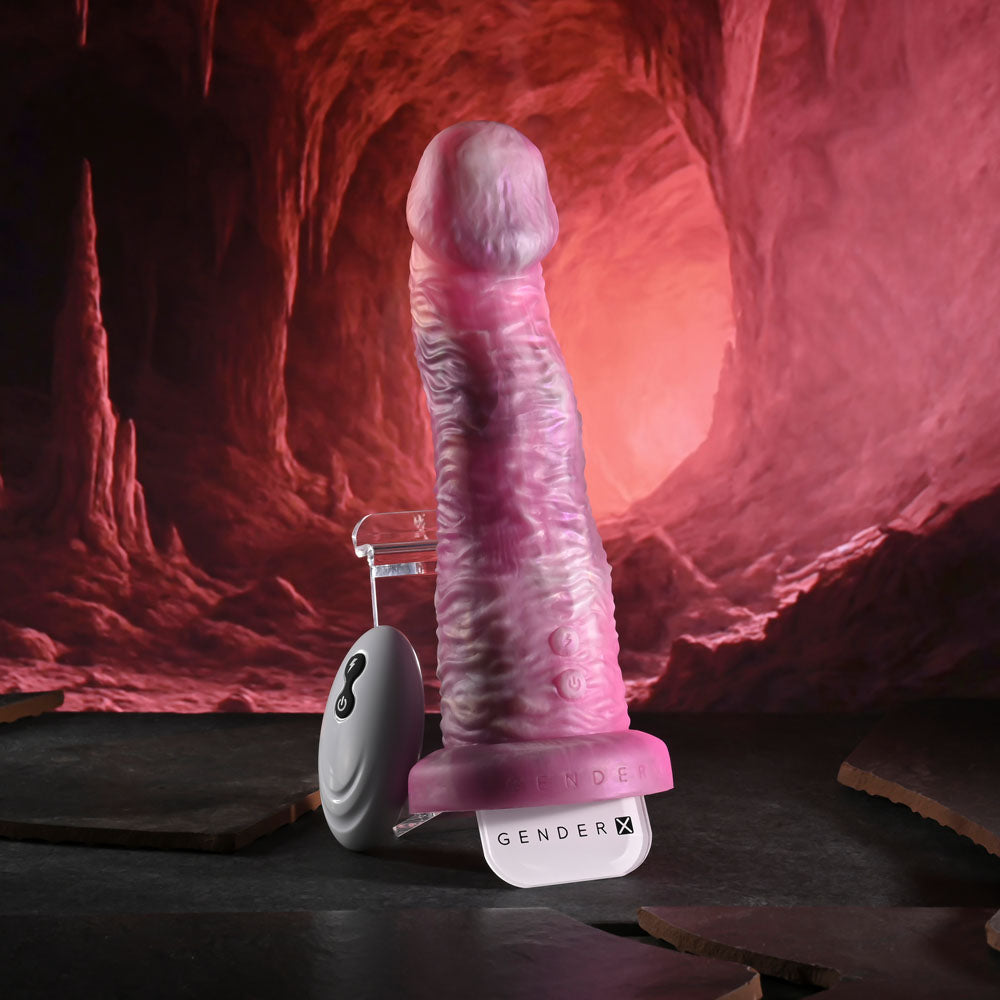 Gender X Whimsical 15.2cm – USB Rechargeable Vibrating Fantasy Dildo With Wireless Remote Secondary image