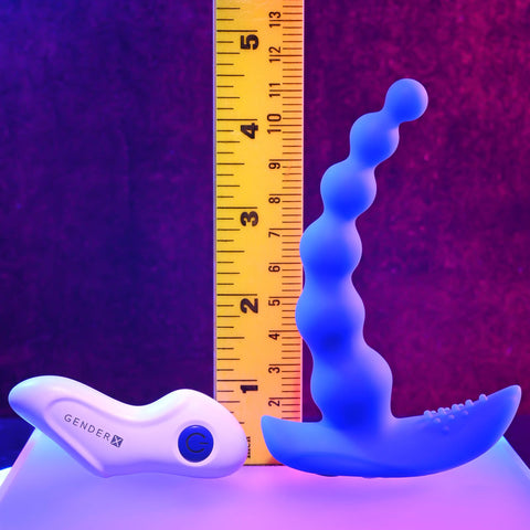 Gender X Beaded Pleasure - 11.4 cm Vibrating Anal Beads > Anal Range > Anal Beads