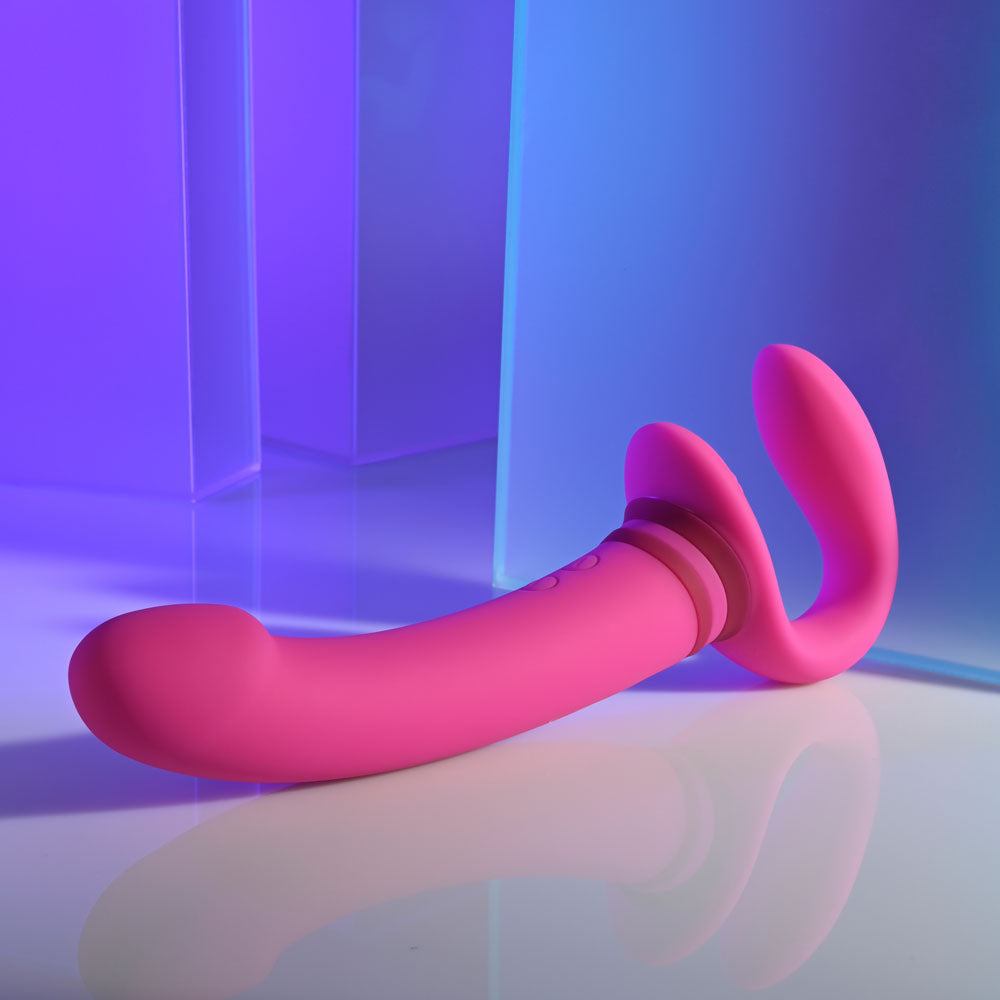 Gender X 21.9 cm Strapless Strap-On Vibrator > Realistic Dildos and Vibes > Strapless Strap Ons