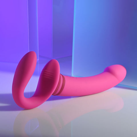 Gender X 21.9 cm Strapless Strap-On Vibrator > Realistic Dildos and Vibes > Strapless Strap Ons