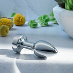 Gender X Rockin Metal Plug Mini – Sleek Tapered Metal Plug, Compact Size > Anal Range > Vibrating Butt Plugs