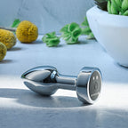 Gender X Rockin Metal Plug Mini – Sleek Tapered Metal Plug, Compact Size > Anal Range > Vibrating Butt Plugs