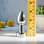 Gender X Rockin Metal Plug Mini – Sleek Tapered Metal Plug, Compact Size > Anal Range > Vibrating Butt Plugs