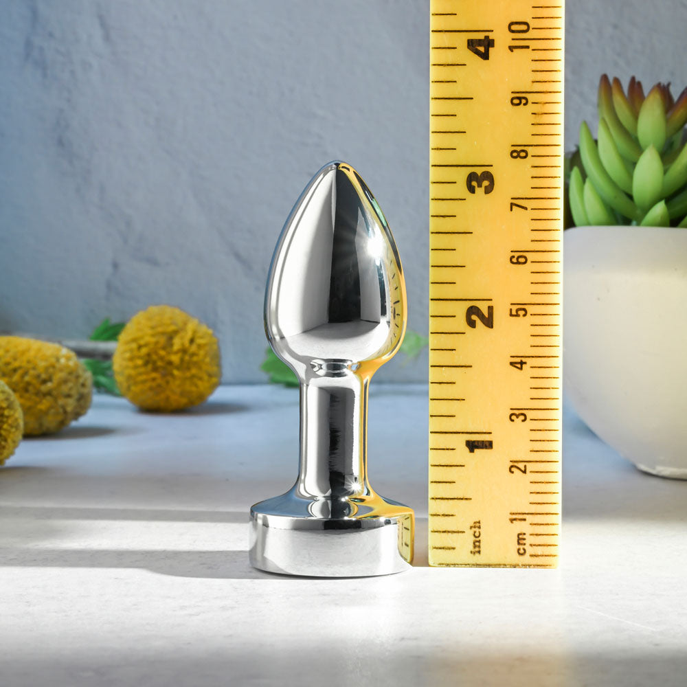 Gender X Rockin Metal Plug Mini – Sleek Tapered Metal Plug, Compact Size > Anal Range > Vibrating Butt Plugs