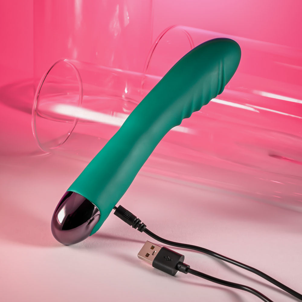 Gender X Pirouette USB Rechargeable Vibrator 20.6 cm – Textured Vibrator > Vibrators > Standard Vibrators