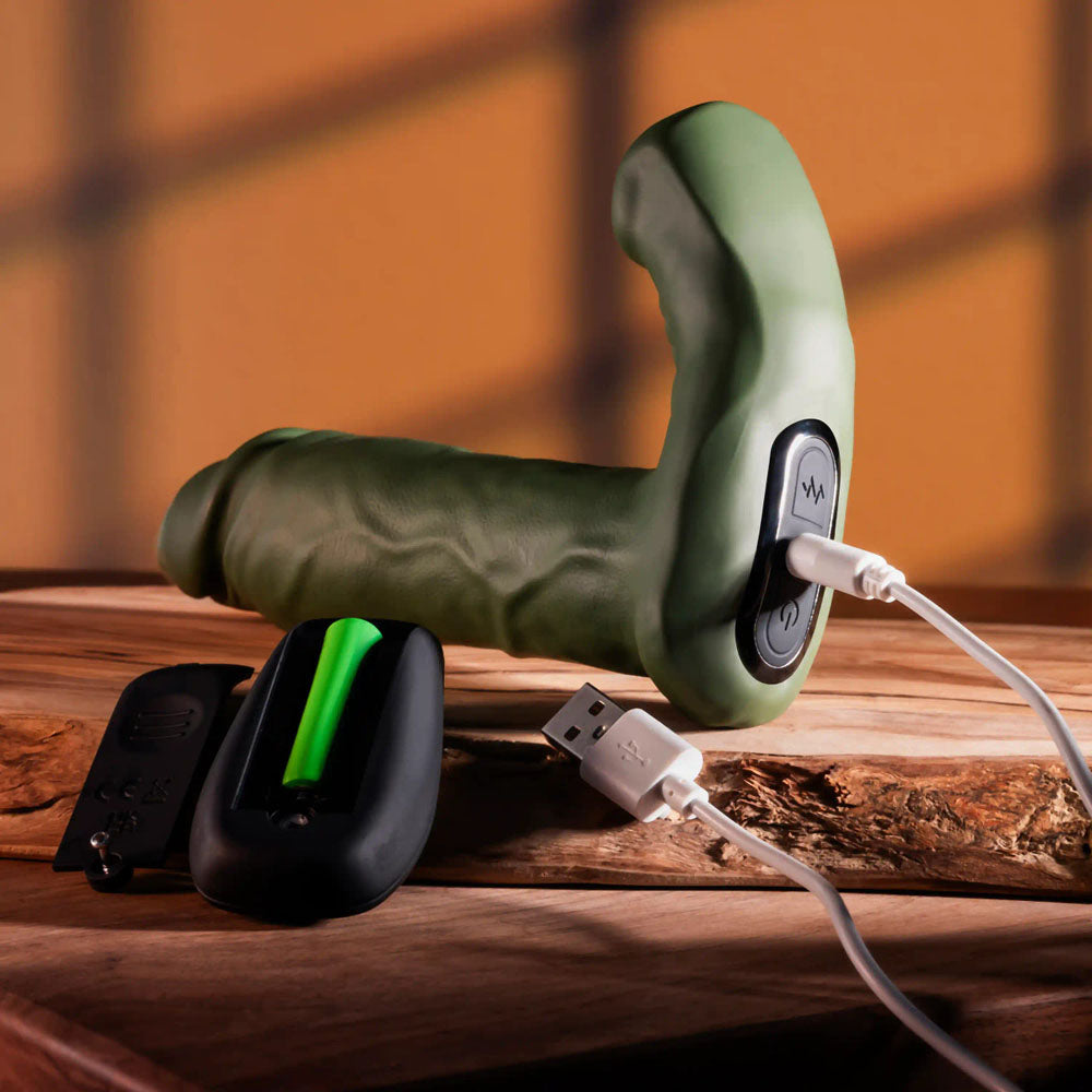 Gender X THE HUNK 15.2 cm Thrusting Vibrator with Remote > Sex Toys > Couples Toys
