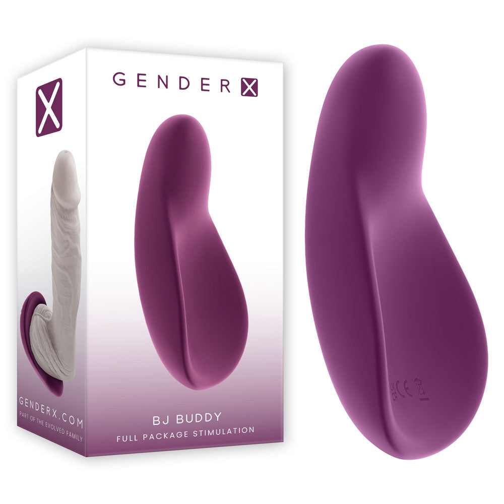 Gender X BJ Buddy – USB Rechargeable Vibrating Unisex Stimulator Purple > Sex Toys > Couples Toys Main image