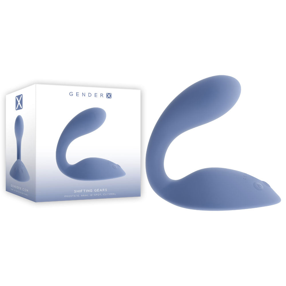 Gender X Shifting Gears – USB Rechargeable Vibrating Grinding Pad Blue > Vibrators > Vibrating Pads