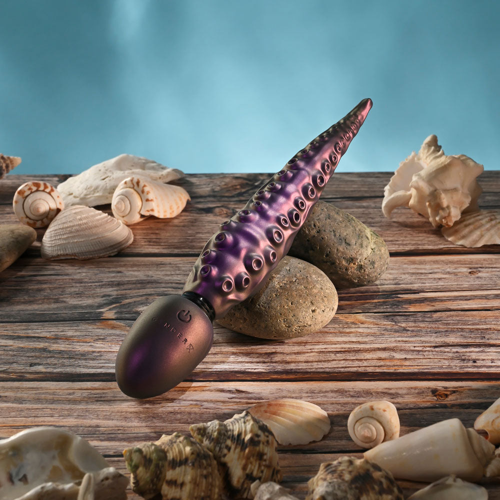 Gender X Into the Deep – USB Rechargeable 21.7 cm Tentacle Massage Wand > Sex Toys > Massage Wands