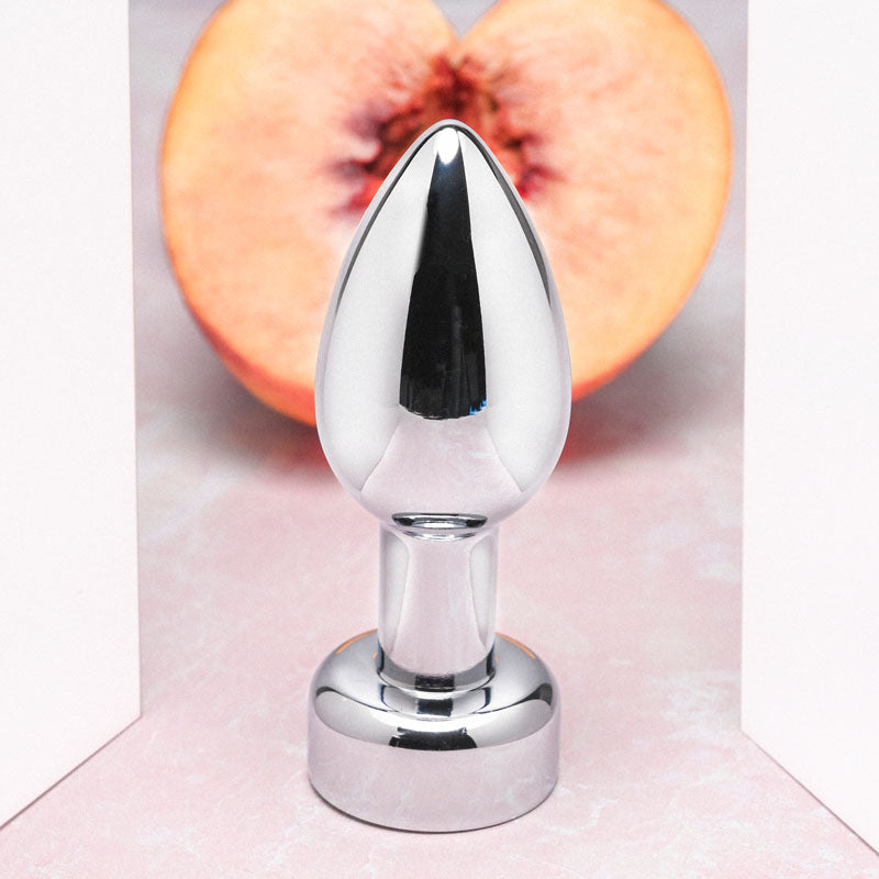 Gender X Rockin' Metal Plug 9.3 cm USB Rechargeable Butt Plug Butt Plugs - Vibrating