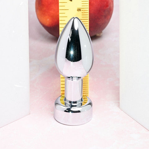 Gender X Rockin' Metal Plug 9.3 cm USB Rechargeable Butt Plug Butt Plugs - Vibrating