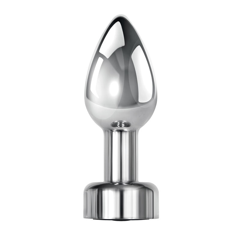 Gender X Rockin' Metal Plug 9.3 cm USB Rechargeable Butt Plug Butt Plugs - Vibrating