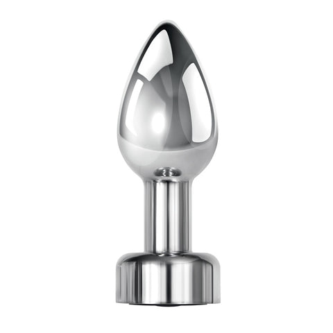 Gender X Rockin' Metal Plug 9.3 cm USB Rechargeable Butt Plug Butt Plugs - Vibrating
