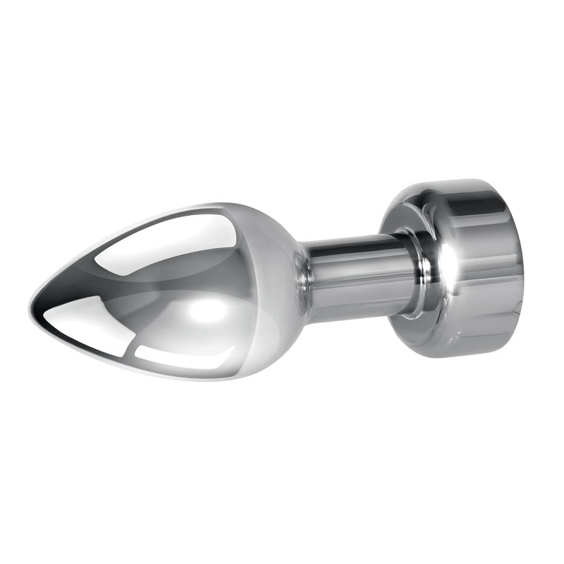 Gender X Rockin' Metal Plug 9.3 cm USB Rechargeable Butt Plug Butt Plugs - Vibrating