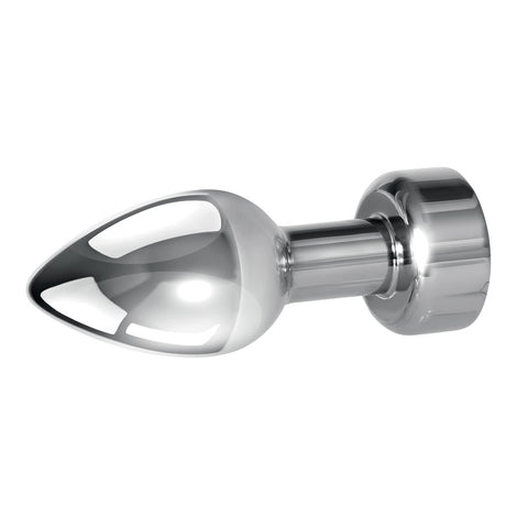 Gender X Rockin' Metal Plug 9.3 cm USB Rechargeable Butt Plug Butt Plugs - Vibrating
