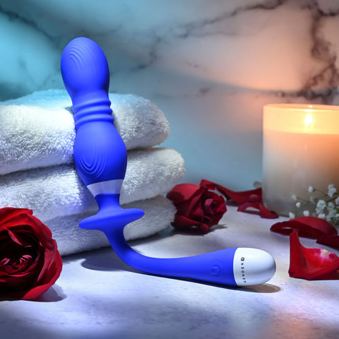Gender X PLAY BALL - Double Orb Thrusting Vibrator 25 cm Butt Plugs - Vibrating