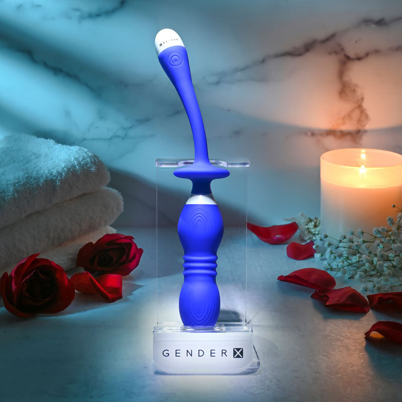 Gender X PLAY BALL - Double Orb Thrusting Vibrator 25 cm > Anal Range > Vibrating Butt Plugs