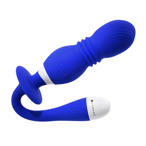 Gender X PLAY BALL - Double Orb Thrusting Vibrator 25 cm Butt Plugs - Vibrating