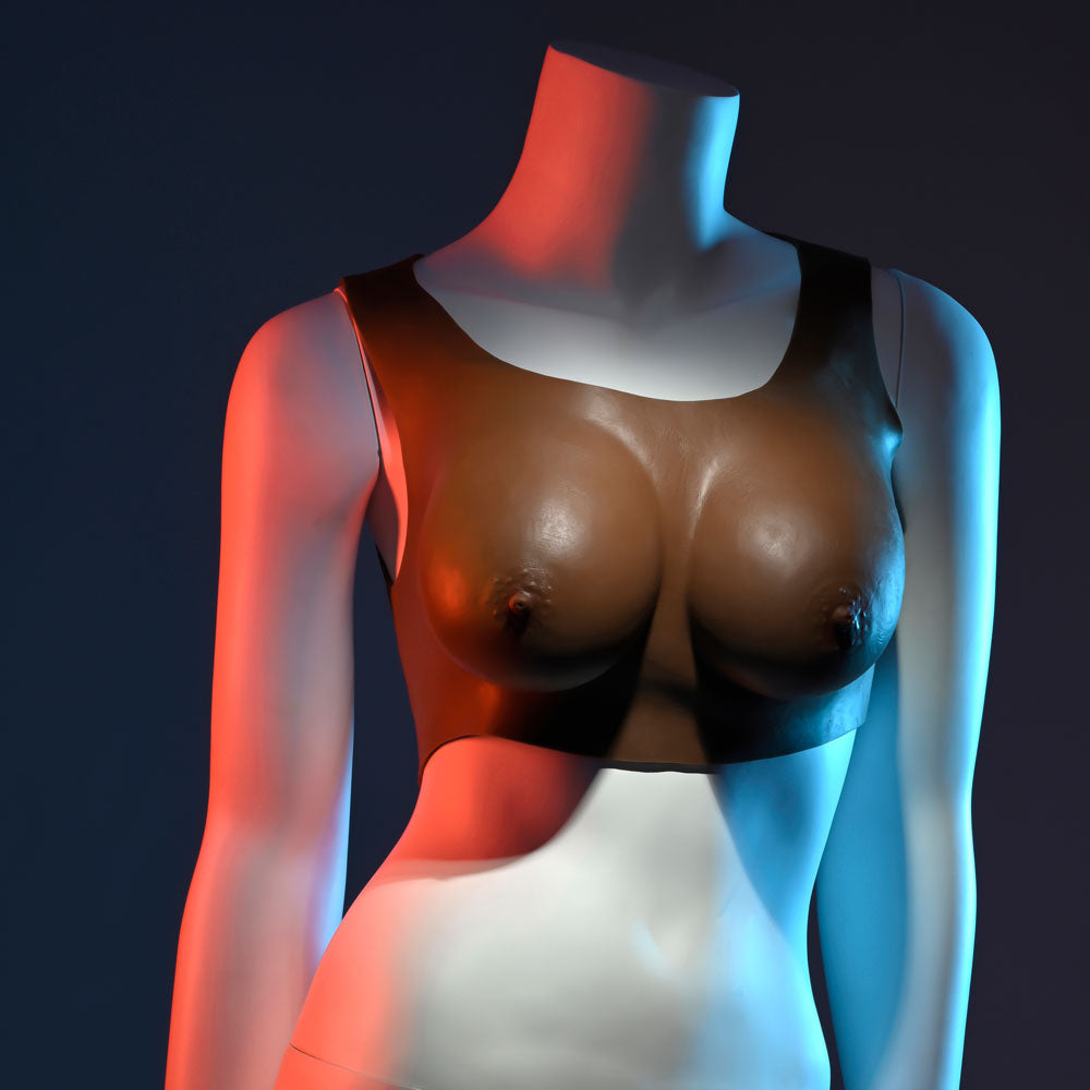 Gender X Undergarments Plate C Cup Dark Silicone Enhancements > Gender > Bodywear